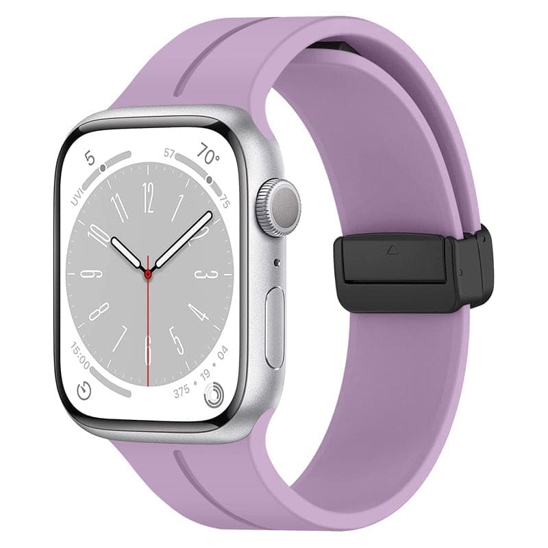 Magnetisches Silikon-Armband - Violett / 38-40-41 mm - Apple Watch Armband