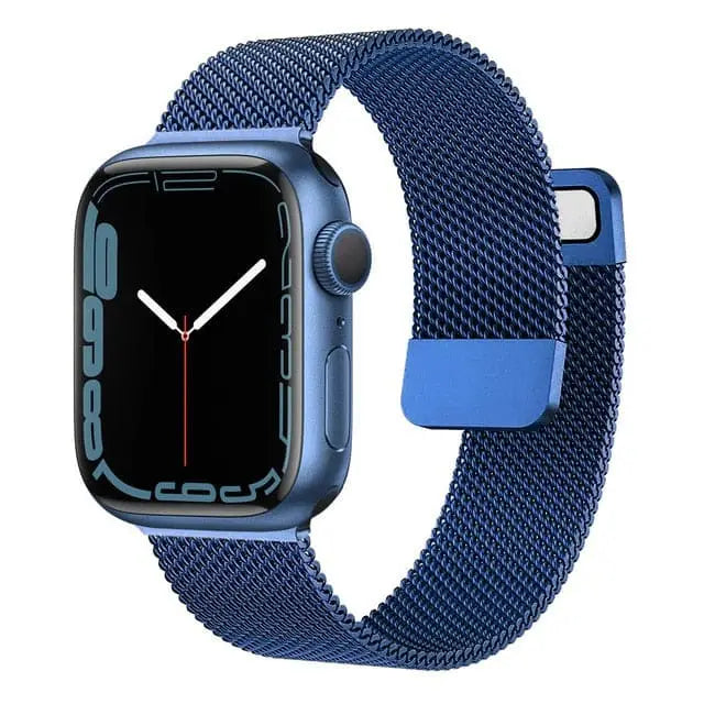 Apple Watch Armband - Milanaise Armband mit Magnet-Verschluss - Blau / 38-40-41 mm