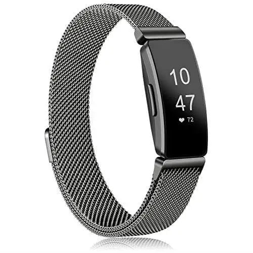 Fitbit Armband - Milanaise Armband für Fitbit Inspire - Grau / S