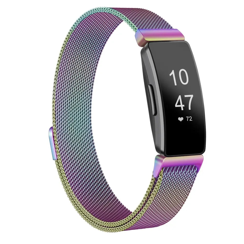 Fitbit Armband - Milanaise Armband für Fitbit Inspire - Mehrfarbig / S