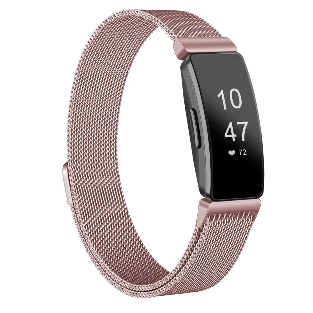 Fitbit Armband - Milanaise Armband für Fitbit Inspire - Rosa / S