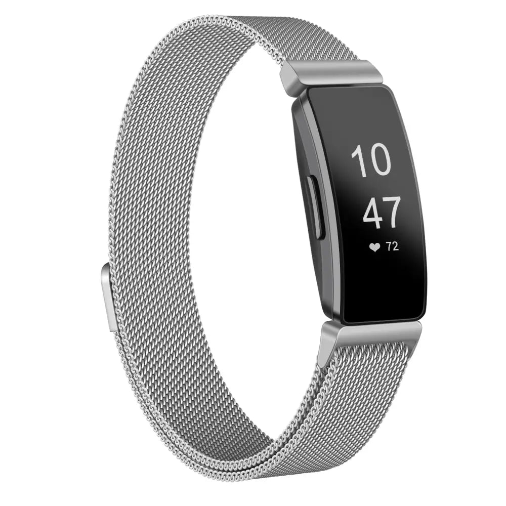 Fitbit Armband - Milanaise Armband für Fitbit Inspire - Silber / S