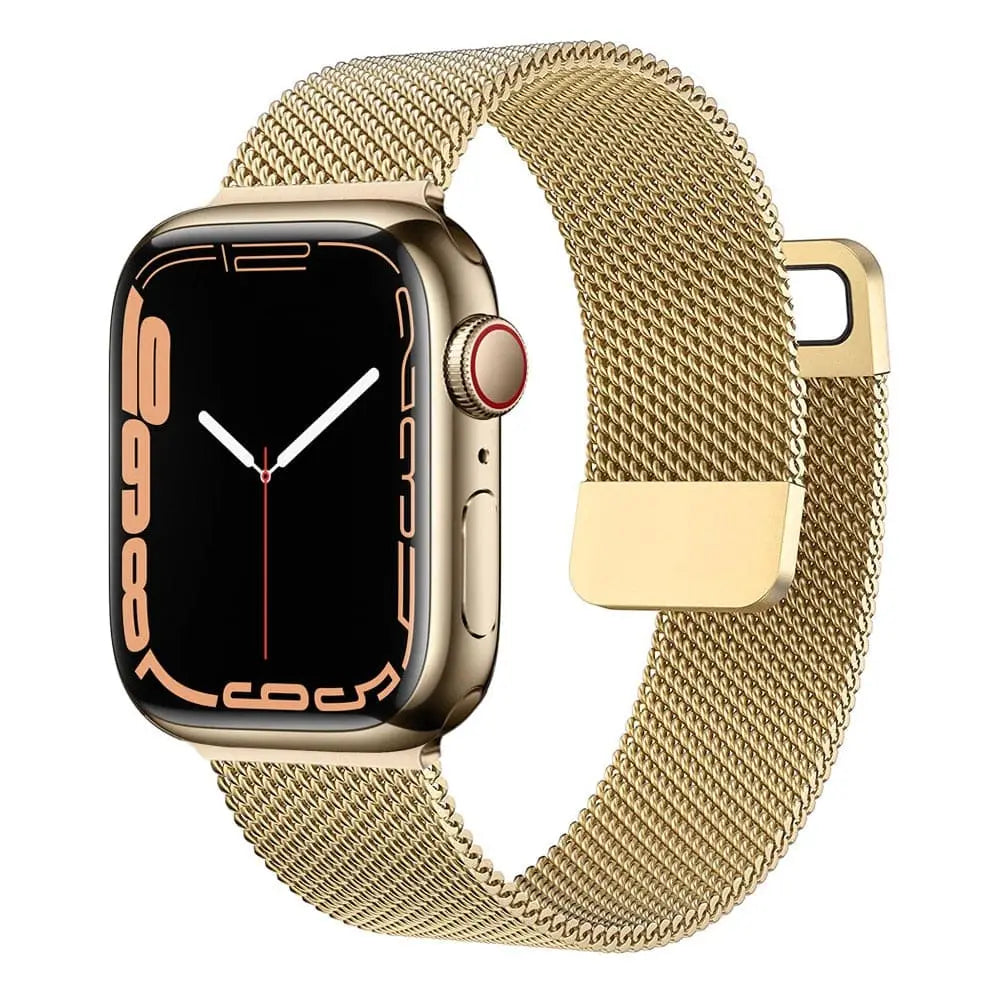 Apple Watch Armband - Milanaise Armband mit Magnet-Verschluss - Gold / 38-40-41 mm