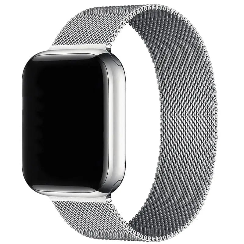 Apple Watch Armband - Milanaise Einzel-Armband - Silber / 38-40-41 mm