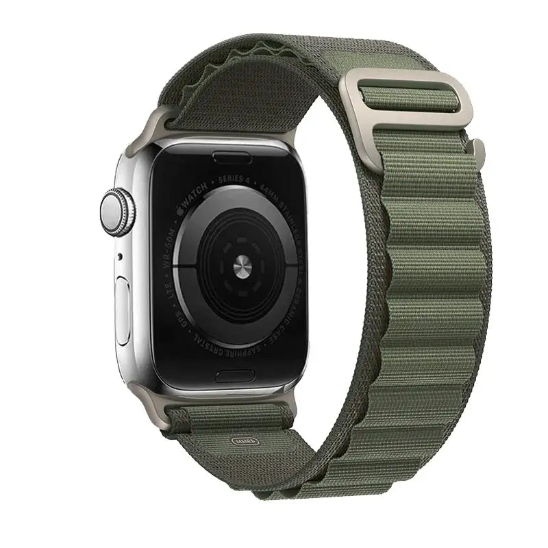 Apple Watch Armband - Nylon Armband mit G-Haken - Army Green / 38-40-41 mm