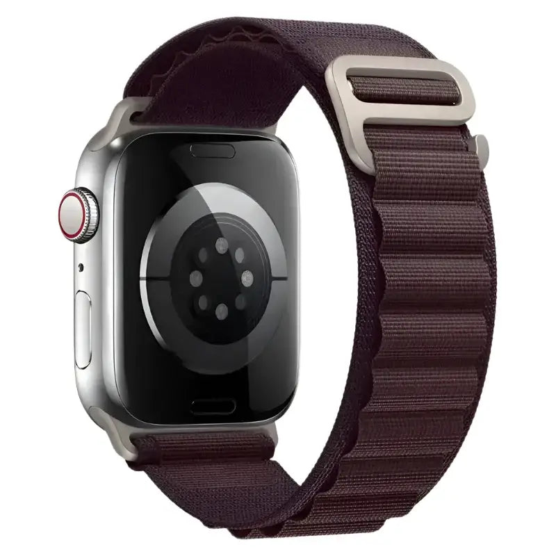 Apple Watch Armband - Nylon Armband mit G-Haken - Aubergine / 38-40-41 mm