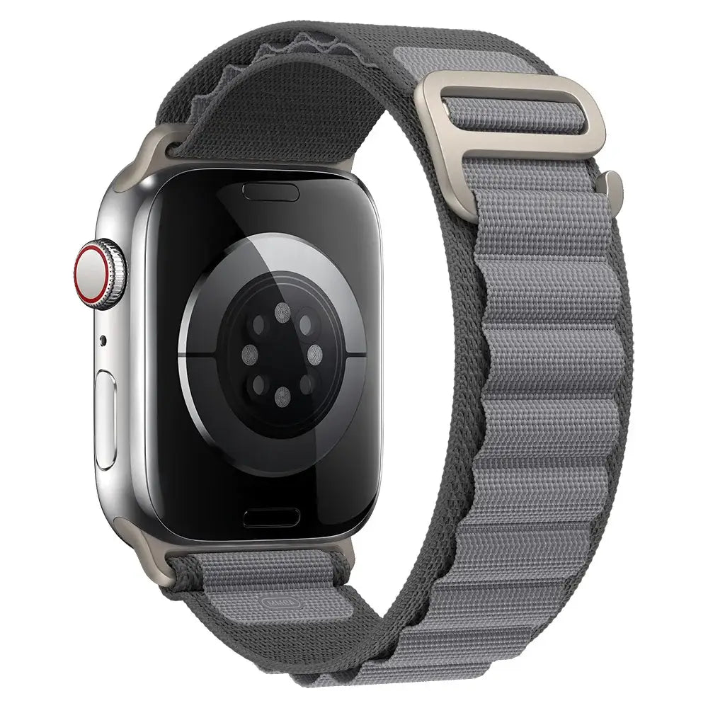 Apple Watch Armband - Nylon Armband mit G-Haken - Dark Grey / 38-40-41 mm