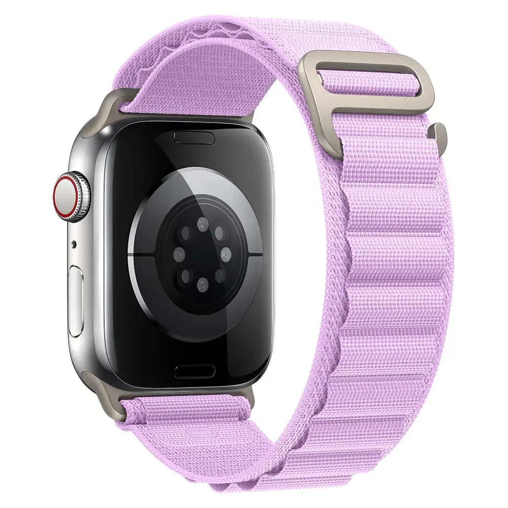 Apple Watch Armband - Nylon Armband mit G-Haken - Lavender Purple / 38-40-41 mm