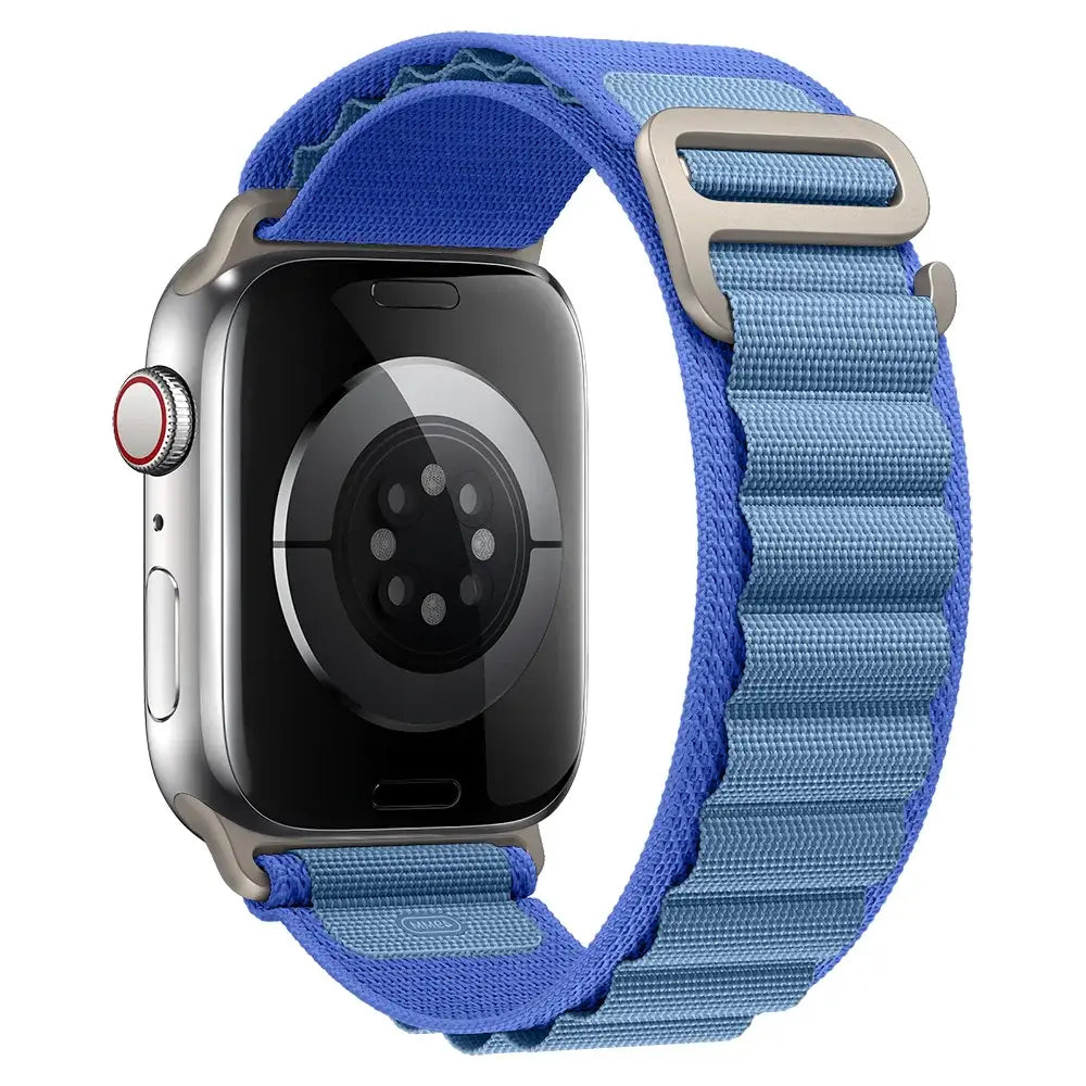 Apple Watch Armband - Nylon Armband mit G-Haken - Light Blue / 38-40-41 mm