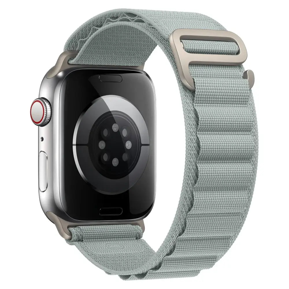 Apple Watch Armband - Nylon Armband mit G-Haken - Light Gray / 38-40-41 mm