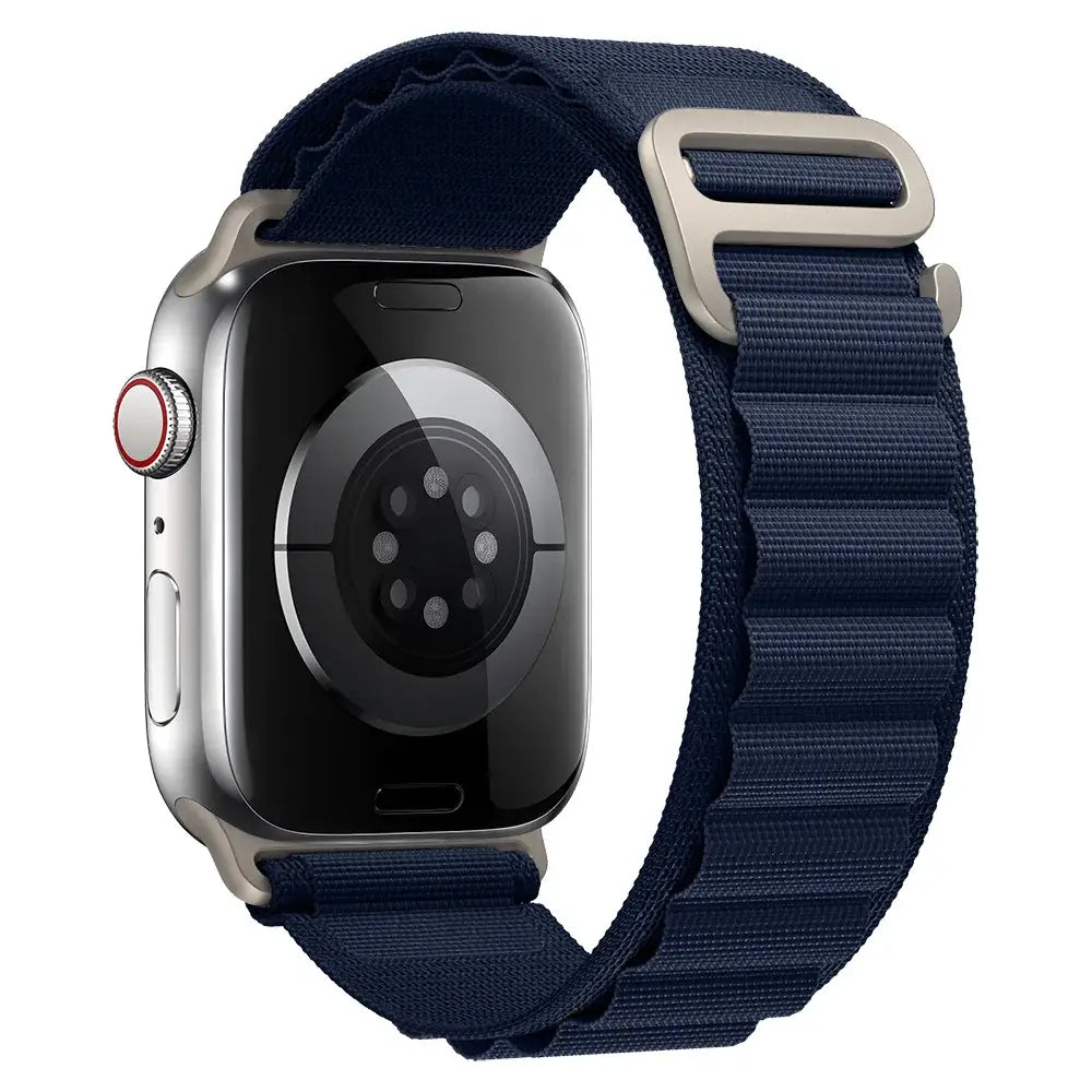 Apple Watch Armband - Nylon Armband mit G-Haken - Midnight Blue / 38-40-41 mm