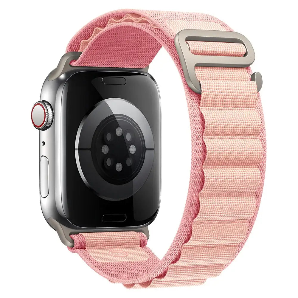 Apple Watch Armband - Nylon Armband mit G-Haken - Pink / 38-40-41 mm