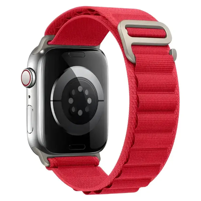 Apple Watch Armband - Nylon Armband mit G-Haken - Red / 38-40-41 mm