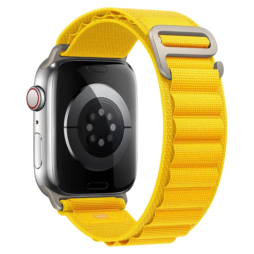 Apple Watch Armband - Nylon Armband mit G-Haken - Yellow / 38-40-41 mm