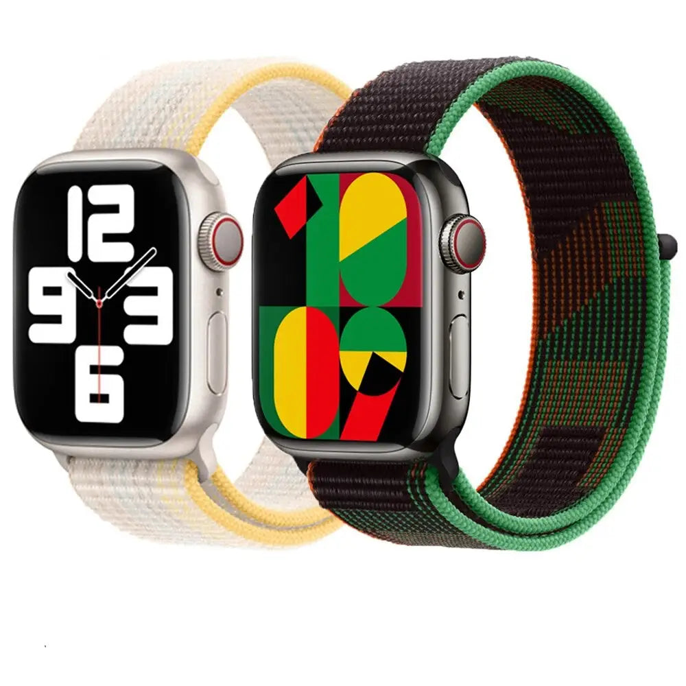 Apple Watch Armband - Nylon-Armband mit Klettverschluss