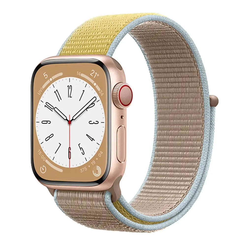 Apple Watch Armband - Nylon-Armband mit Klettverschluss - Camel / 38-40-41 mm