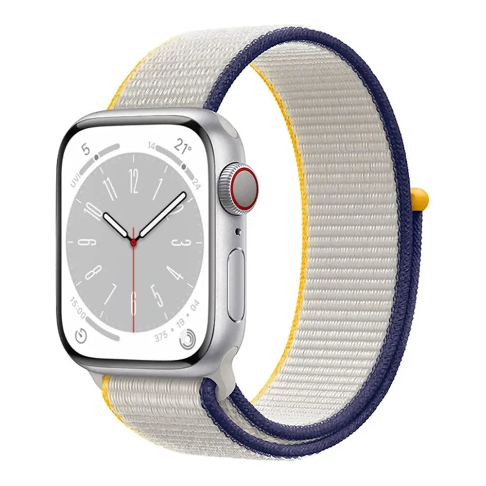 Apple Watch Armband - Nylon-Armband mit Klettverschluss - Sea Salt / 38-40-41 mm