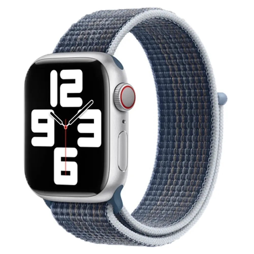 Apple Watch Armband - Nylon-Armband mit Klettverschluss - Storm Blue / 38-40-41 mm