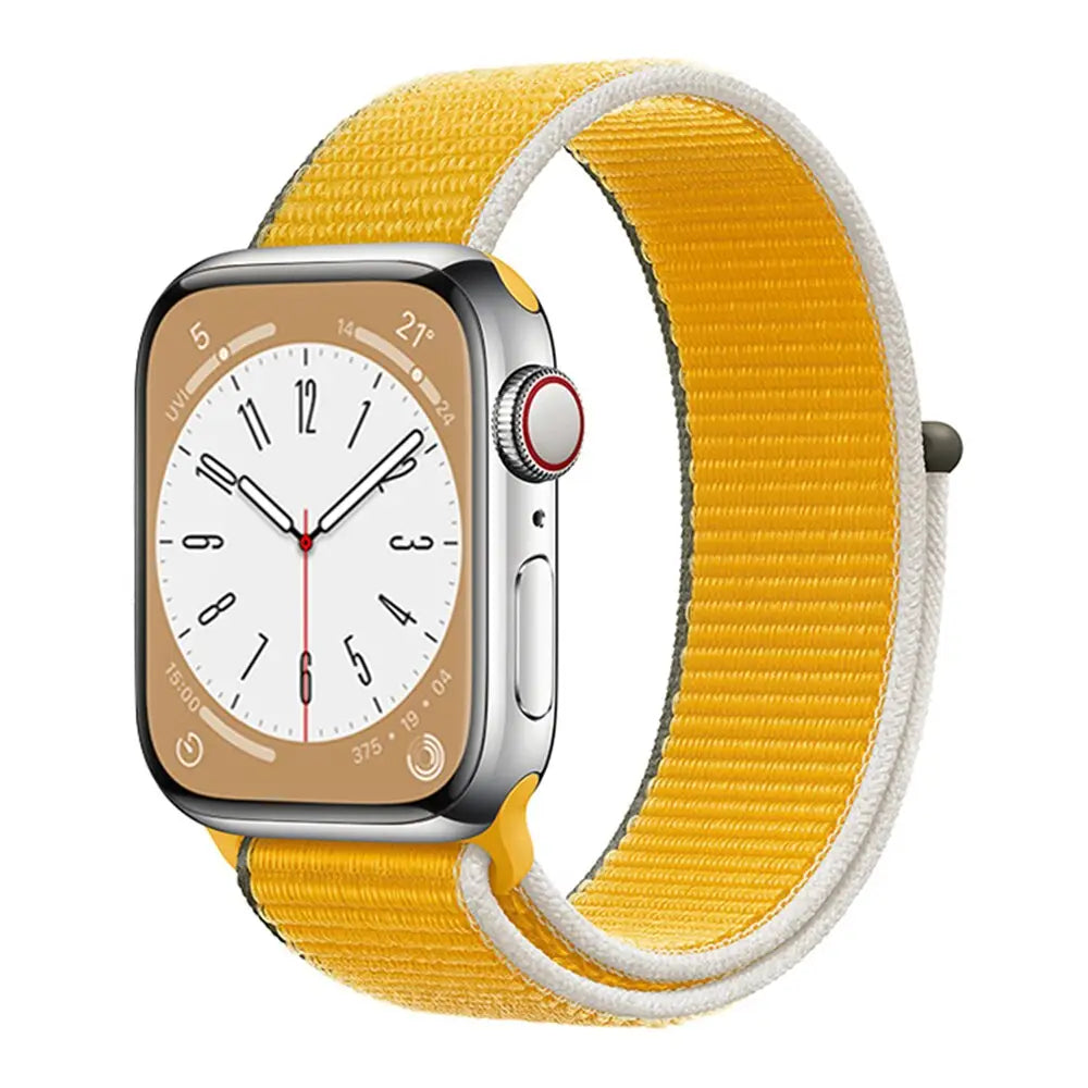 Apple Watch Armband - Nylon-Armband mit Klettverschluss - Sunflower / 38-40-41 mm