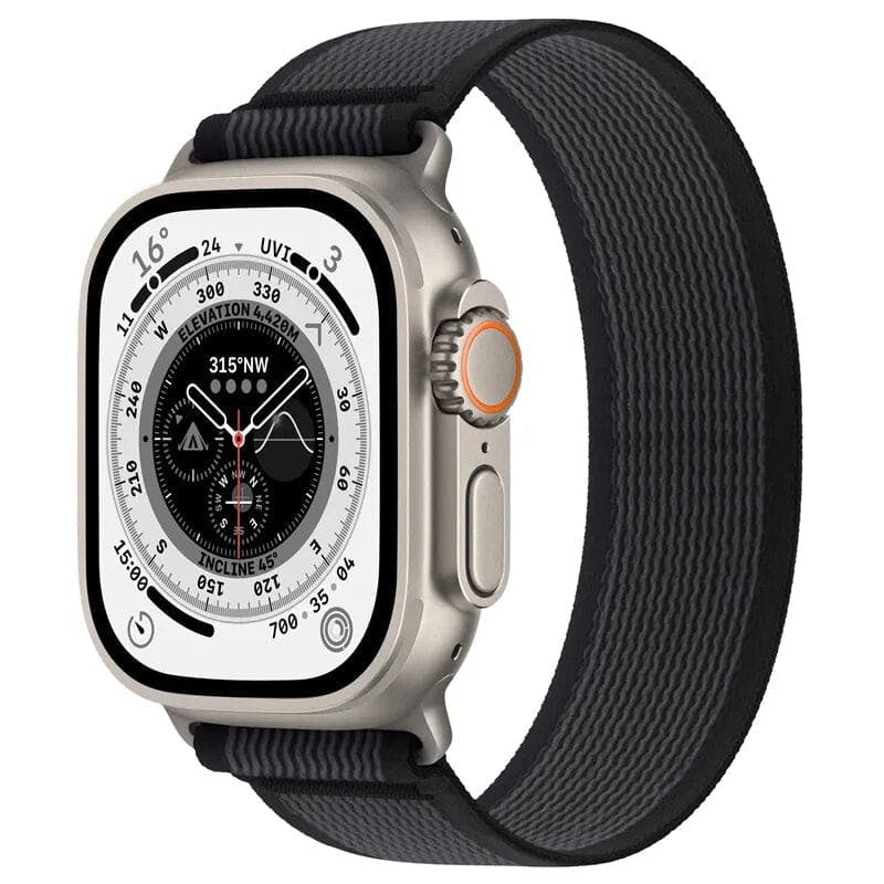 NylonFlex – Elastisches Armband - Black / XS / 38-40-41 mm - Apple Watch Armband