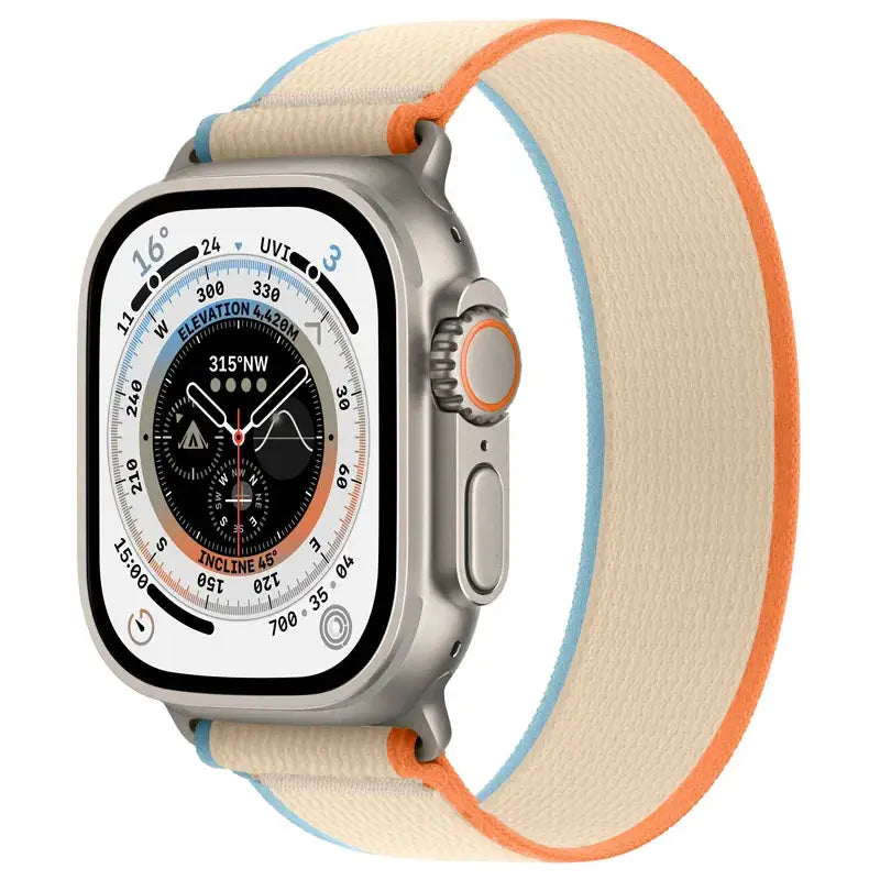 Apple Watch Armband - NylonFlex – Elastisches Armband - Milky White / XS / 38-40-41 mm