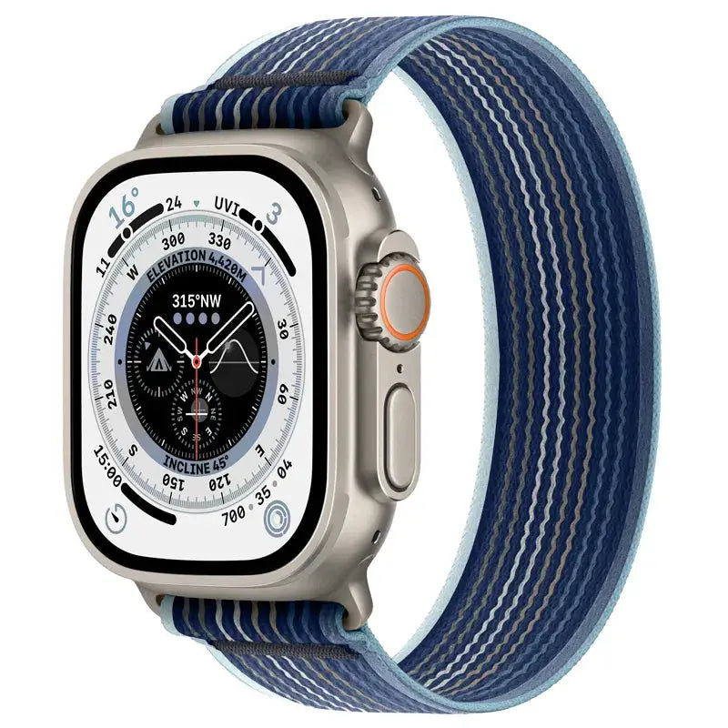 Apple Watch Armband - NylonFlex – Elastisches Armband - Storm Blue / XS / 38-40-41 mm