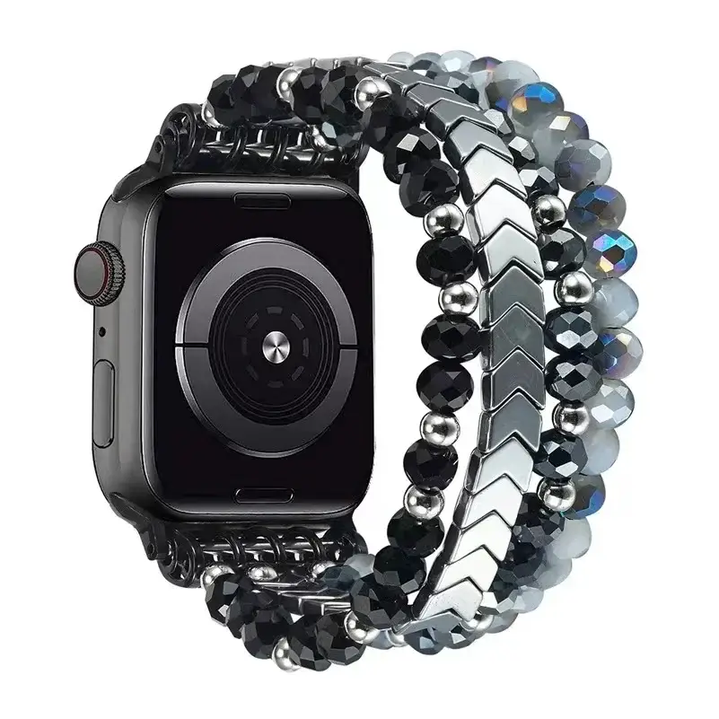 Apple Watch Armband - Perlen-Armband aus Agat