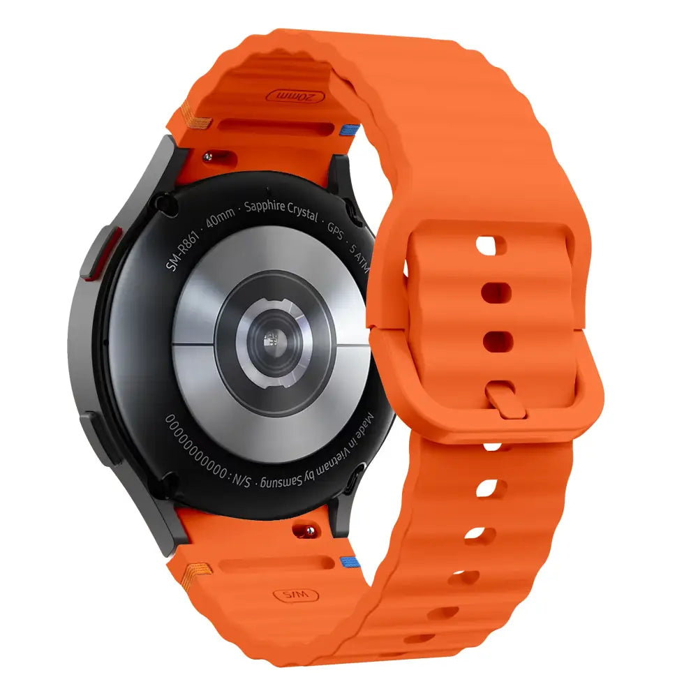 Samsung Armband - Samsung Galaxy Watch Silikon Armband - Orange / Galaxy Watch 7