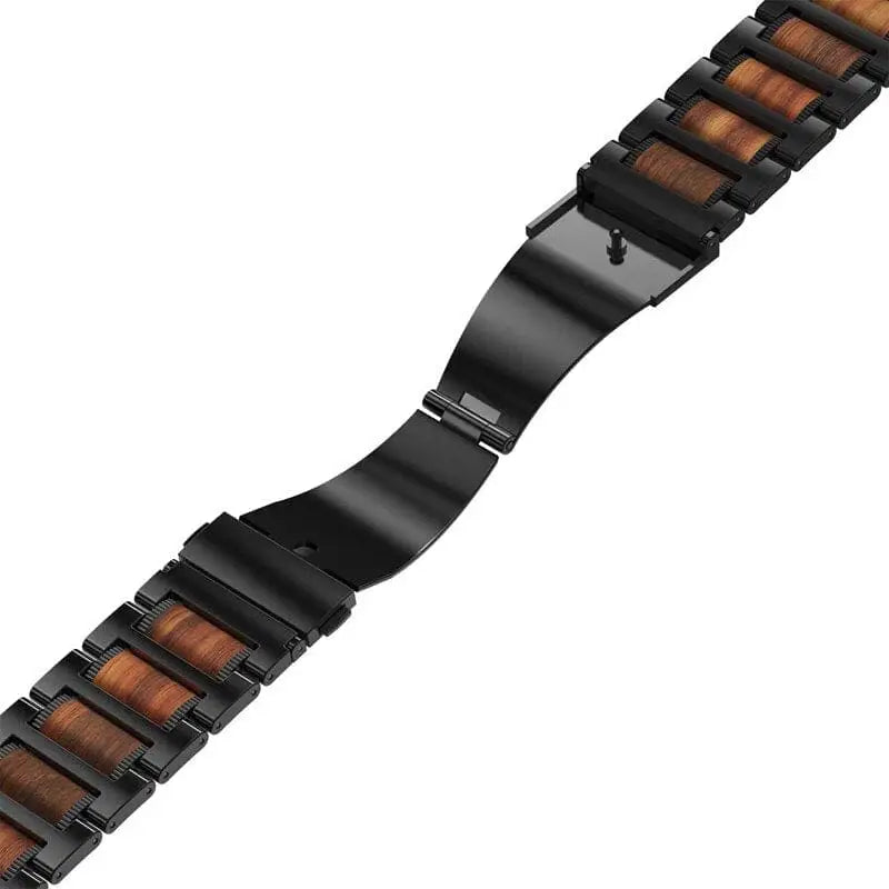 Apple Watch Armband - Sandelholz & Edelstahl Armband