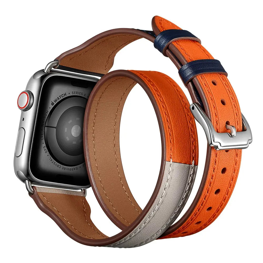 Apple Watch Armband - Schmales Armband aus Echtleder