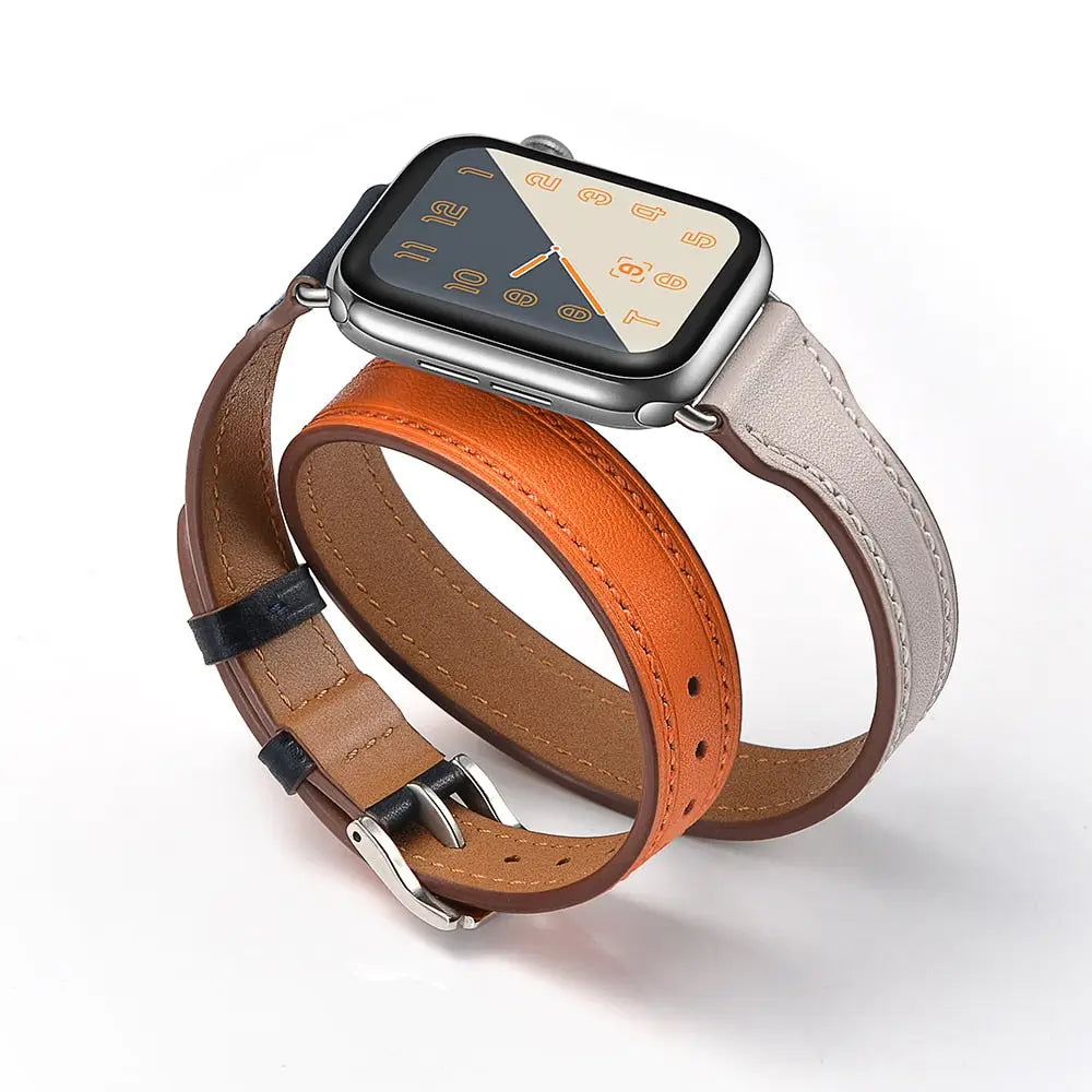 Apple Watch Armband - Schmales Armband aus Echtleder