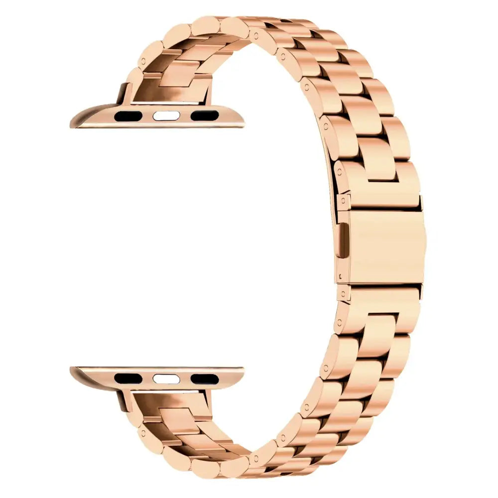 Apple Watch Armband - Schmales Gliederarmband für Apple Watch - Rose Gold / 38-40-41 mm