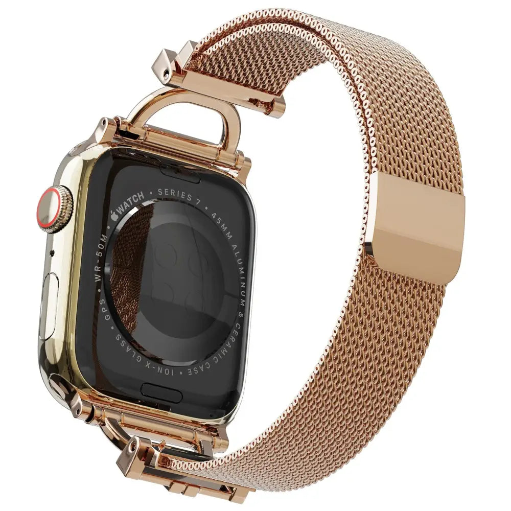 Apple Watch Armband - Schmales Milanaise Armband mit Magnet-Verschluss