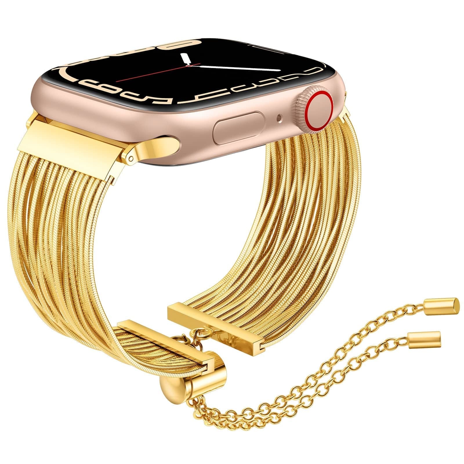 Schmuck-Armband aus Edelstahl - Gold / 38-40-41 mm - Apple Watch Armband