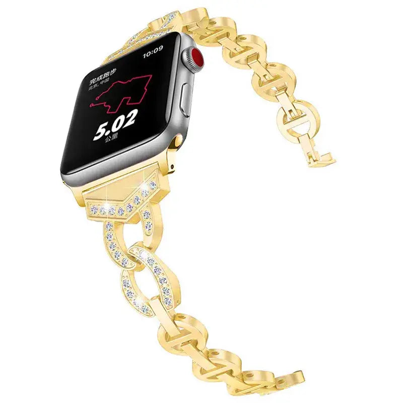 Apple Watch Armband - Schmuck-Armband aus Edelstahl - Gold / 38-40-41 mm