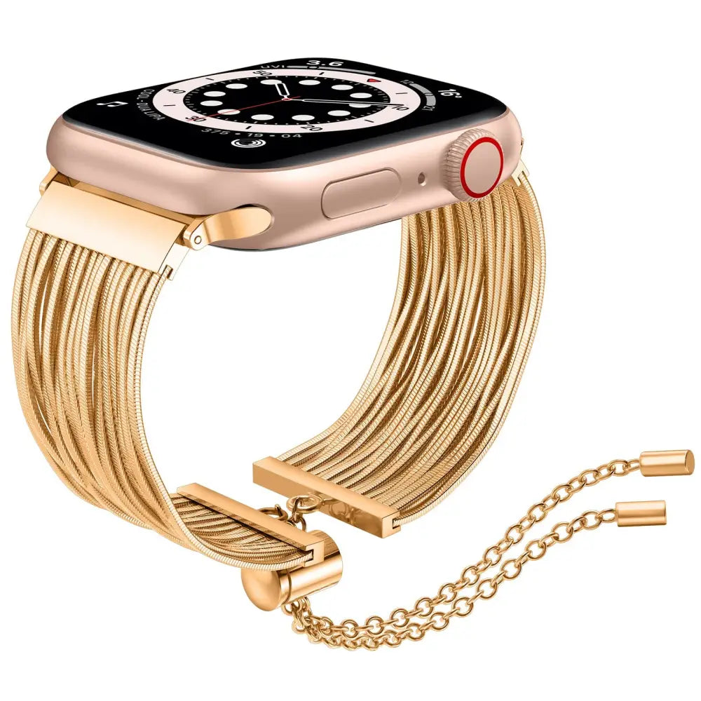 Apple Watch Armband - Schmuck-Armband aus Edelstahl - Rosegold / 38-40-41 mm