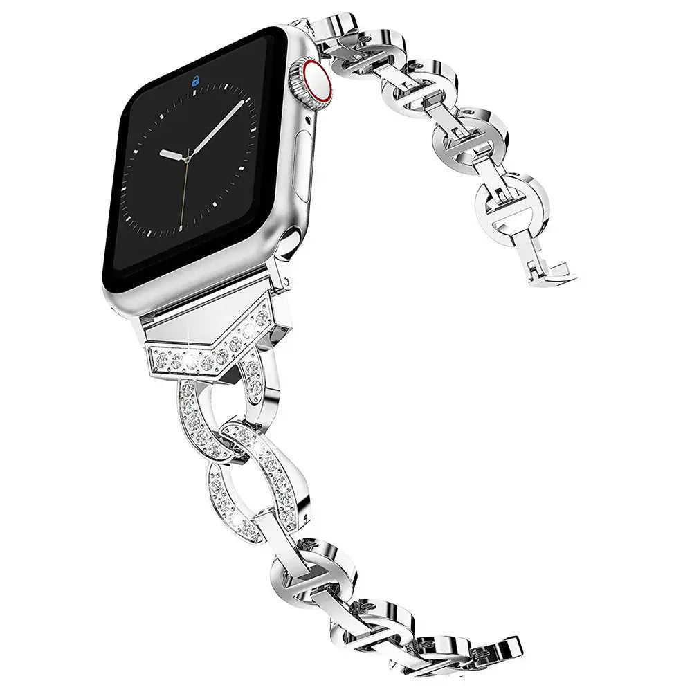 Apple Watch Armband - Schmuck-Armband aus Edelstahl - Silver / 38-40-41 mm