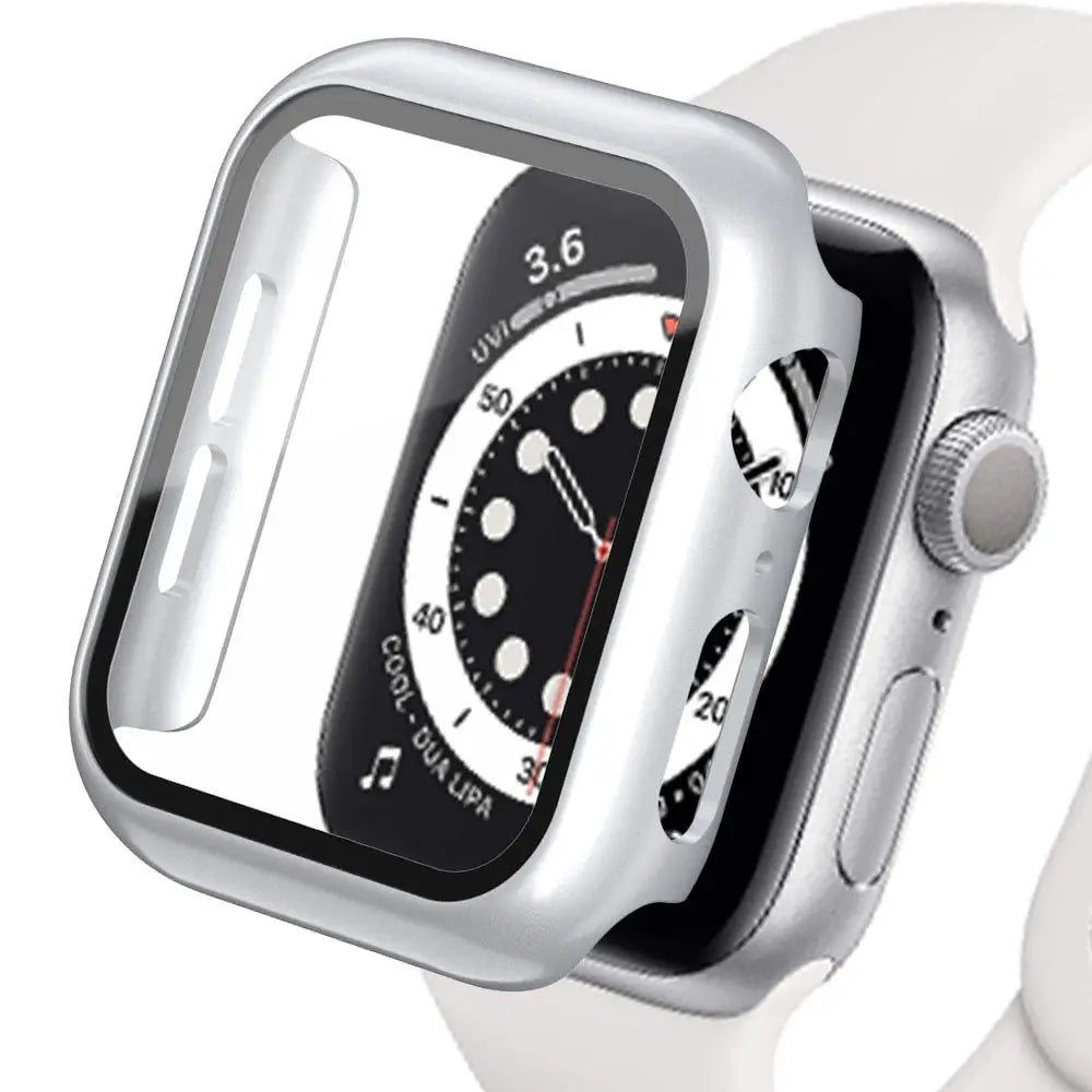 Displayschutz - Schutzgehäuse für Apple Watch - Silber / 38 mm