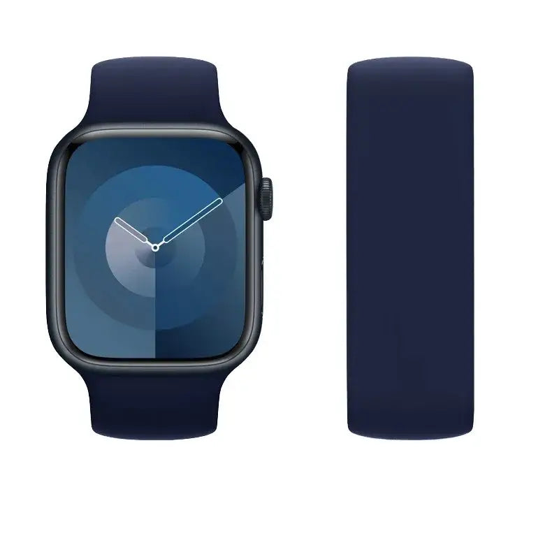 Silikon-Armband 1-teilig - Blue / 42mm 44mm 45mm 49mm | L - Apple Watch Armband
