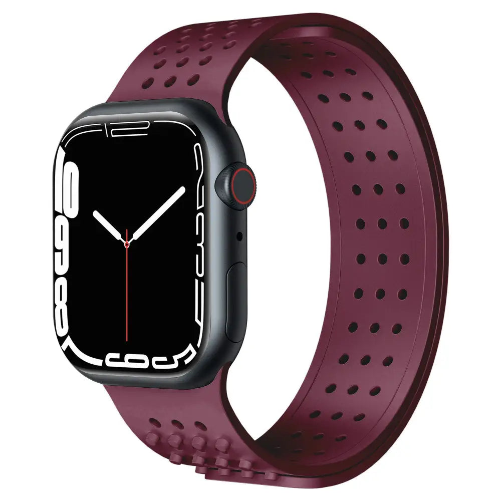 Apple Watch Armband - Silikon Armband (einstellbar) - Burgundy / 38-40-41 mm