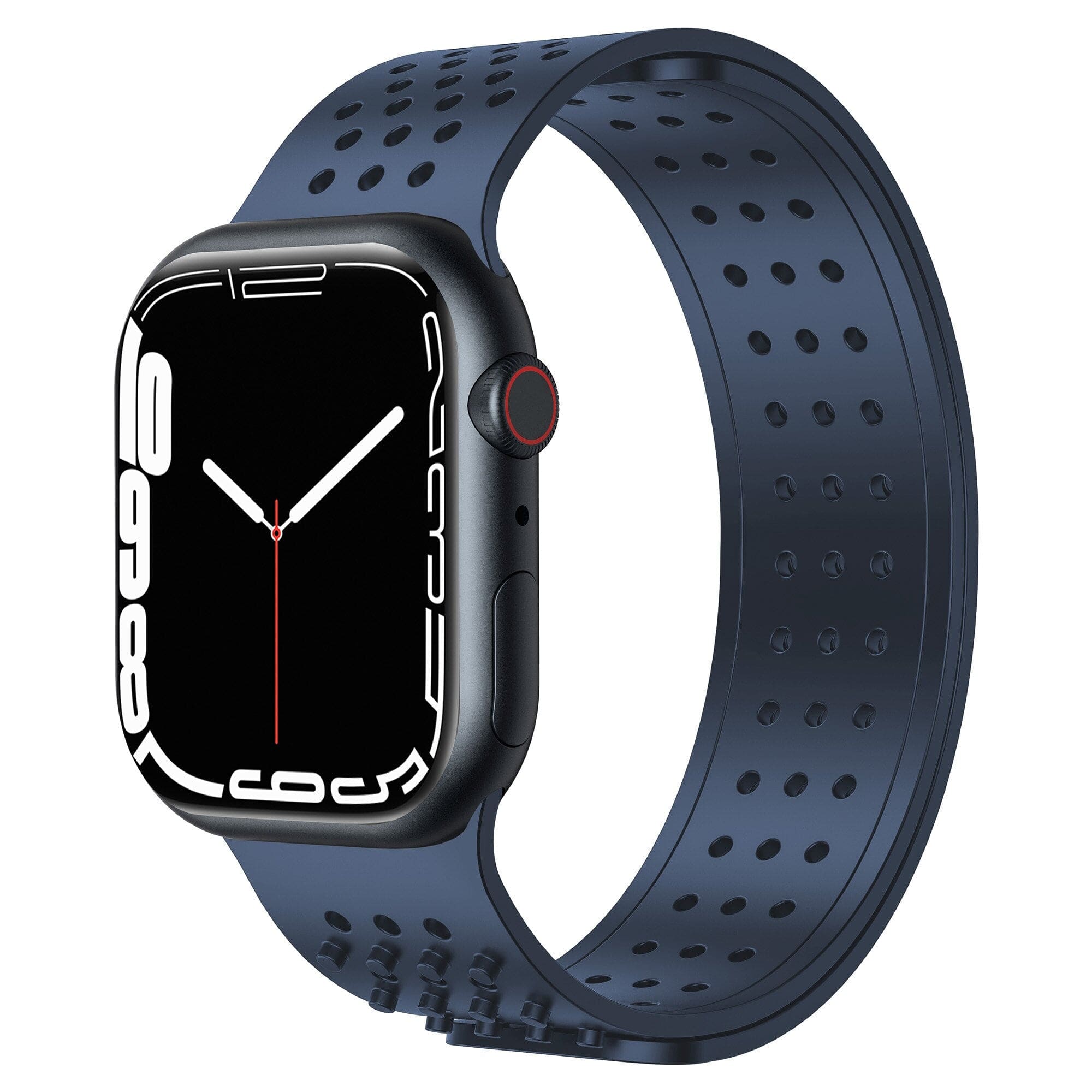 Silikon Armband (einstellbar) - Mitternachtsblau / 38 - 40 - 41 mm Apple Watch