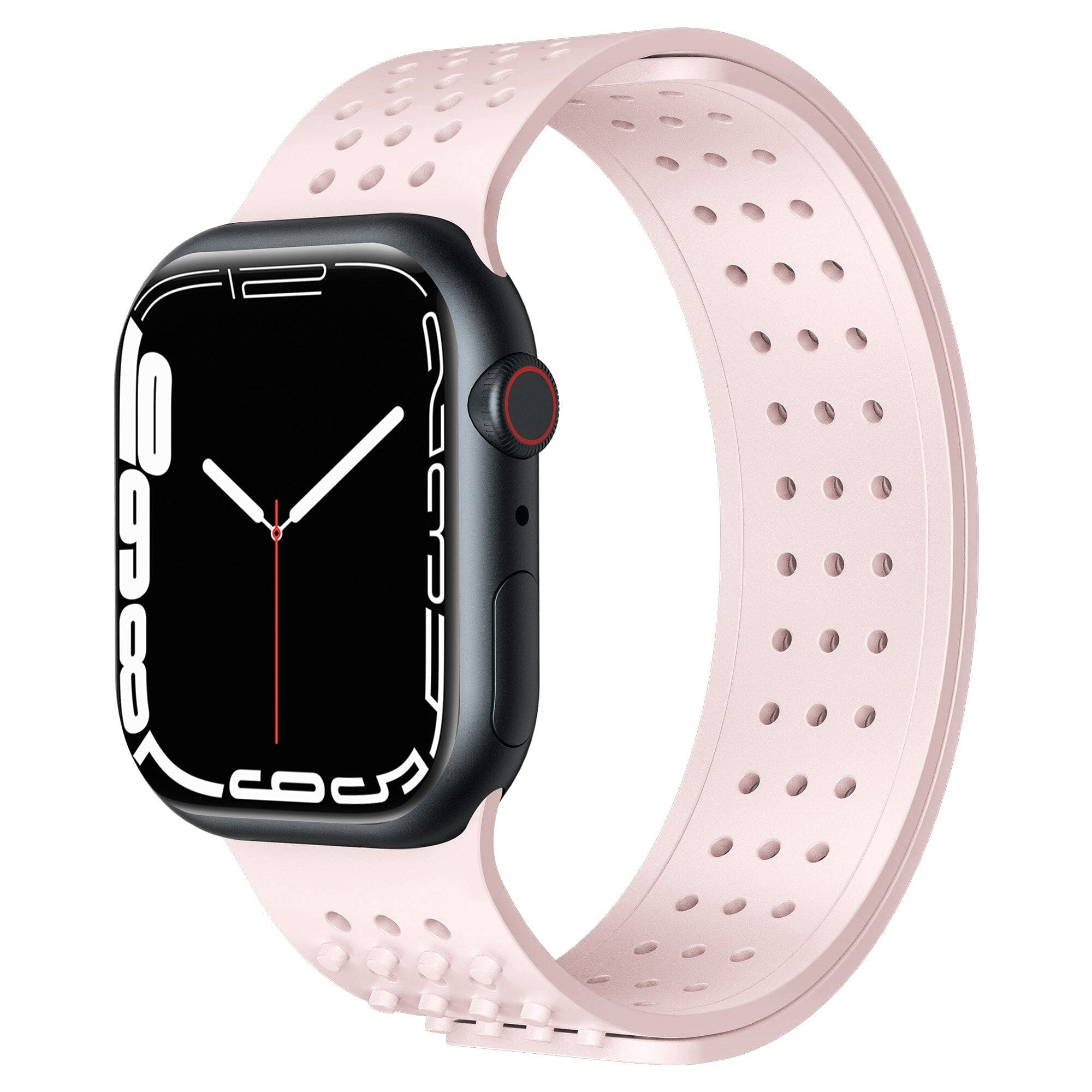 Silikon Armband (einstellbar) - Rosa / 38 - 40 - 41 mm Apple Watch