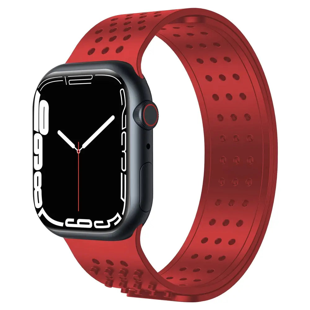 Apple Watch Armband - Silikon Armband (einstellbar) - Rot / 38-40-41 mm