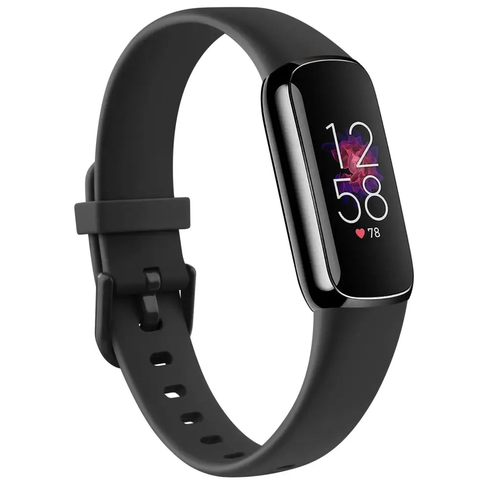 Fitbit Armband - Silikon Armband für Fitbit Luxe - Schwarz / S / Fitbit Luxe