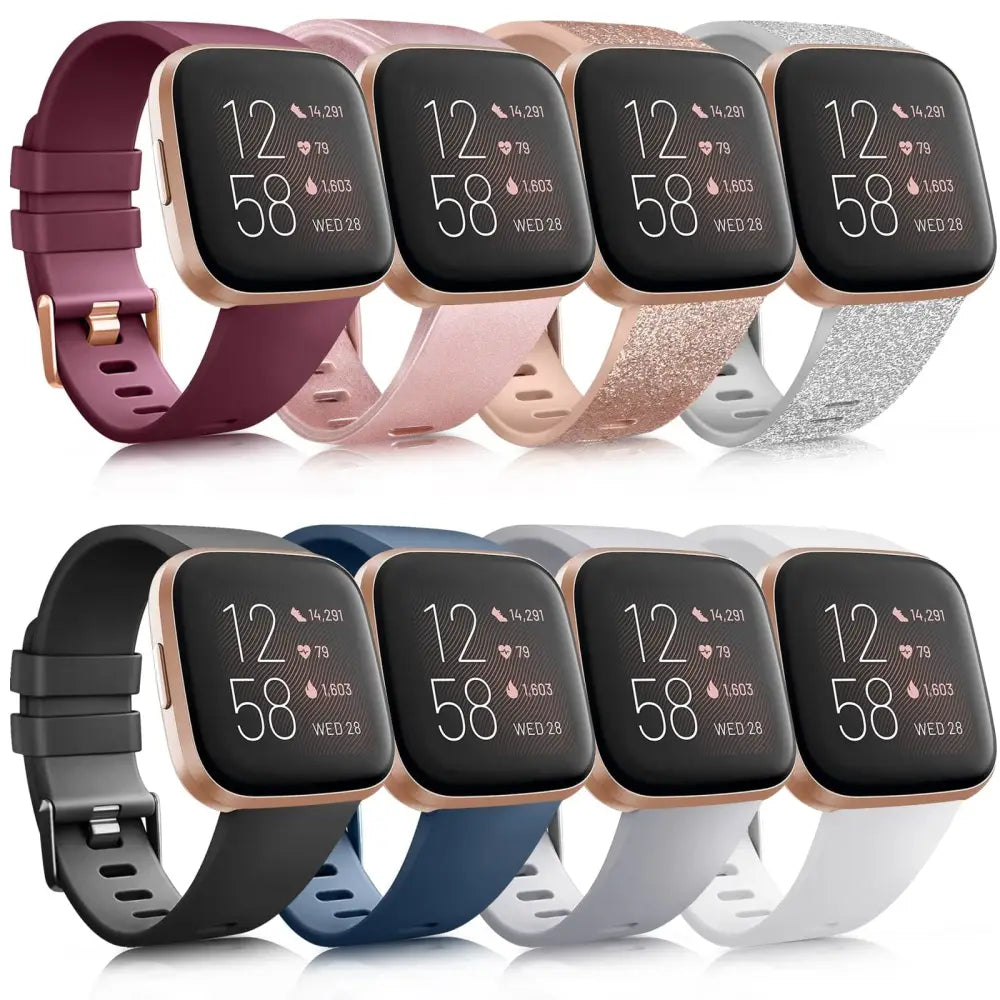 Fitbit Armband - Silikon Armband für Fitbit Versa 1 / Versa 2 / Versa Lite