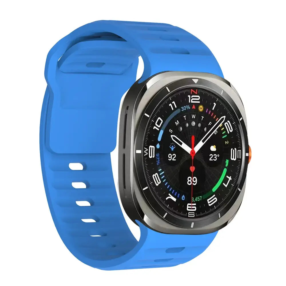 Samsung Armband - Silikon-Armband für Samsung Galaxy Watch Ultra - Blue / Galaxy Watch Ultra