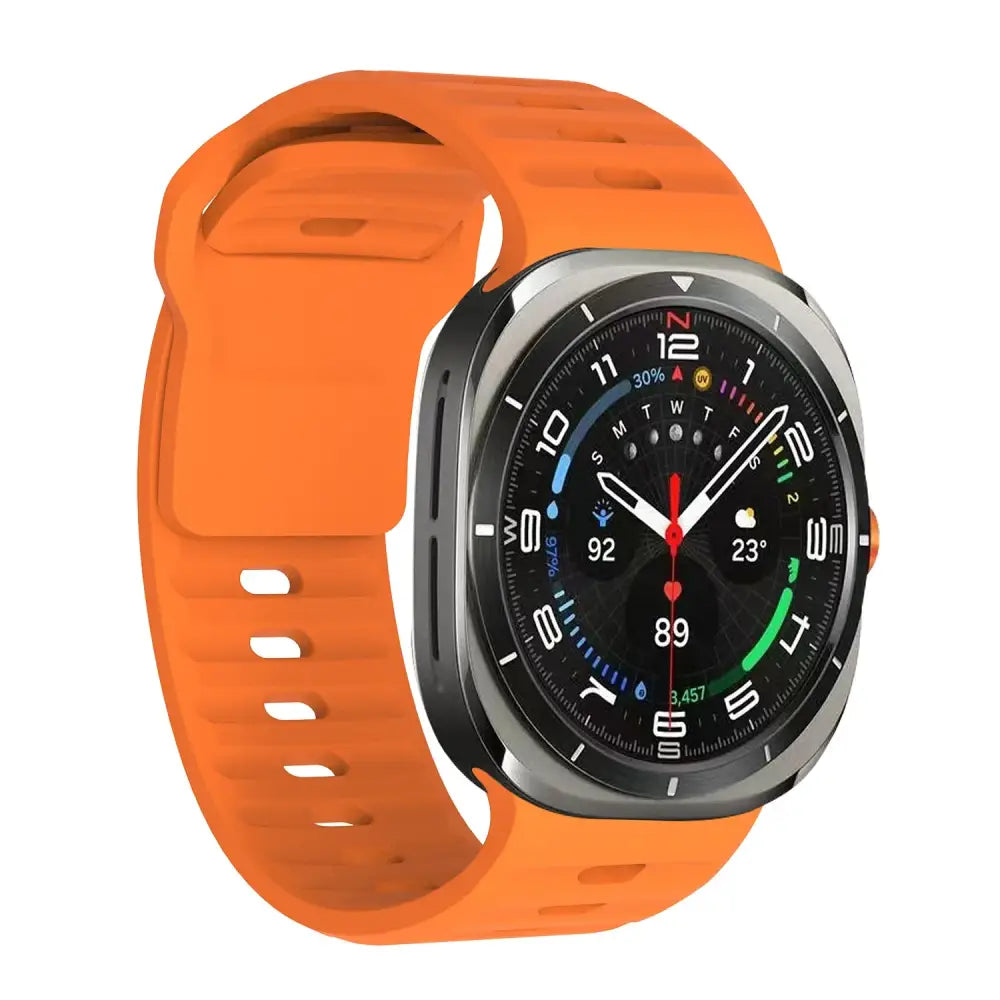 Samsung Armband - Silikon-Armband für Samsung Galaxy Watch Ultra - Orange / Galaxy Watch Ultra