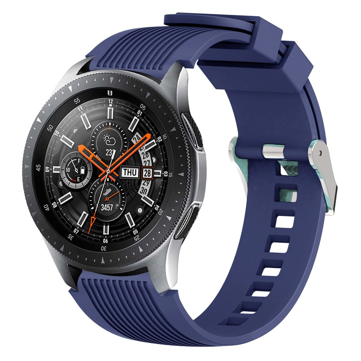 Silikon Armband für Samsung Watch - Dunkelblau / 20 mm