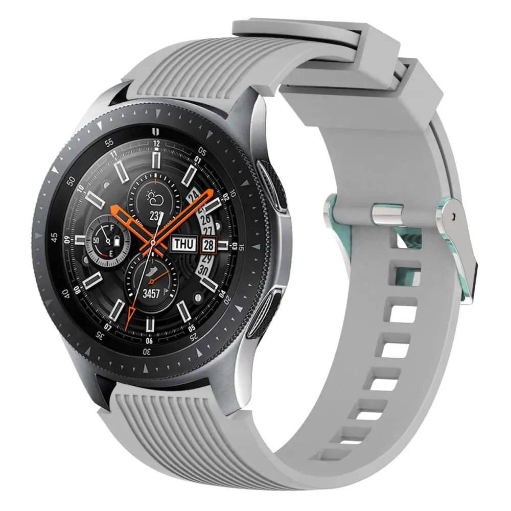 Samsung Armband - Silikon Armband für Samsung Watch - Grau / Galaxy Watch 20 mm