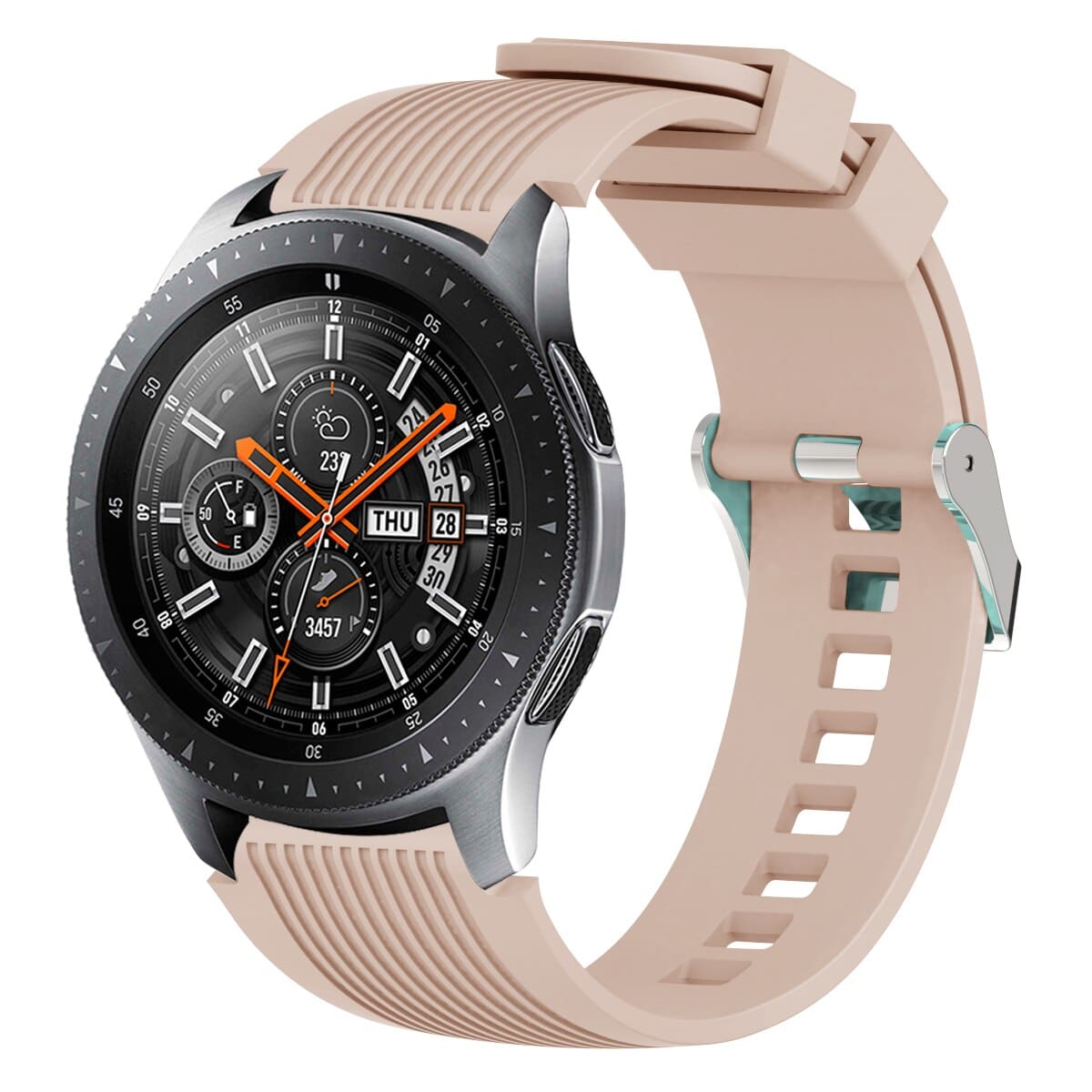 Silikon Armband für Samsung Watch - Hellbraun / 20 mm